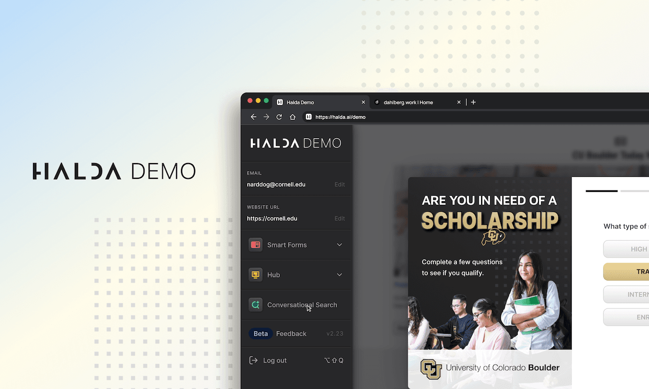 Halda - Product Demo